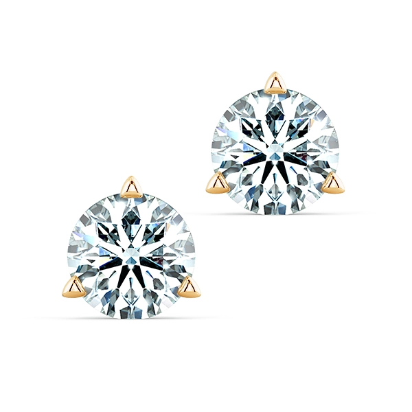 Three Prong Triangle Earrings For Men BTA1102 1